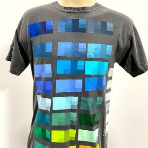 One of a kind color test print shirt.
